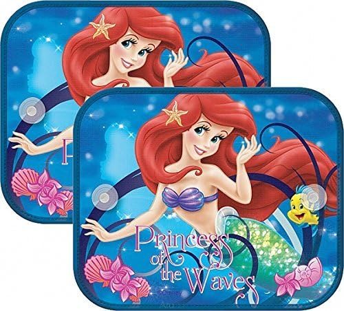 Koko AA0163 Disney Mar Maid Car Window UV Protection Mesh Sun Blind Shades x2