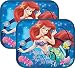 Koko AA0163 Disney Mar maid Car Window UV Protection Mesh Sun Blind Shades x2