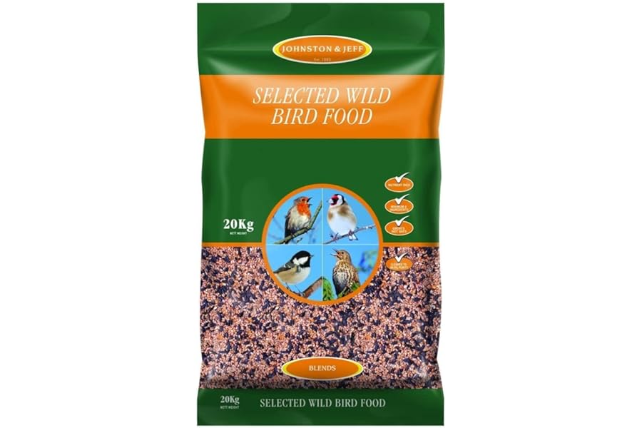 Johnston & Jeff Wild Bird Food, 20 kg (Pack of 1)