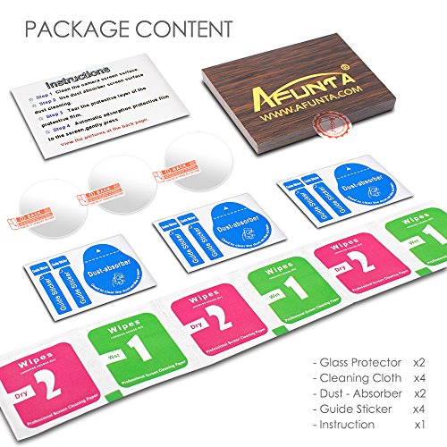 Protector de pantalla para Samsung Gear S2 reloj elegante  AFUNTA 3 paquetes vidrio templado pel  cula anti - ara  azos Escudo de alta definici  n