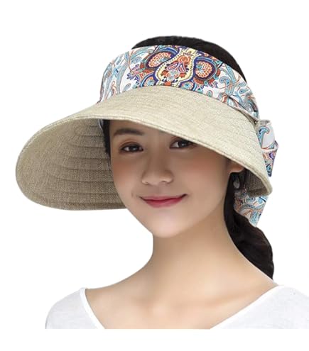 Chapeau De Soleil Pour Femme, Couleur Unie, Grande Forme De Fleur