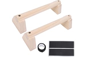 Asixxsix Ahşap Şınav Barları, Ağır Hizmet Paralel Barları, Kaymaz Ayaklar Erkekler Için Zemin Için Ev Egzersiz Ekipmanı Güç A