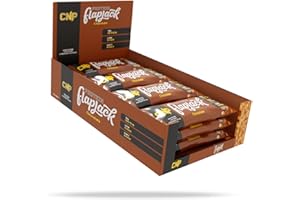 CNP Professional Whey Protein Flapjacks, 18g Protein, Soft Baked and Low Carbs, Available in 5 Delicious Flavours, 12 x 75g Bars (Chocolate)
