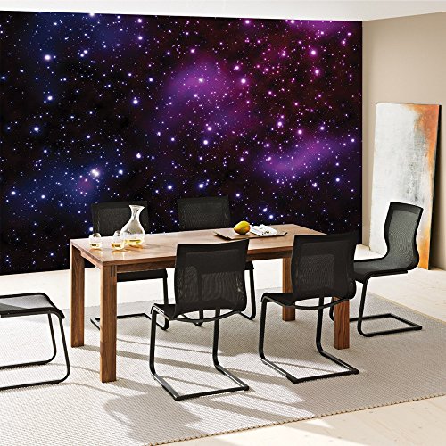 Vlies Fototapete PREMIUM PLUS Wand Foto Tapete Wand Bild Vliestapete – Galaxy Sterne Weltraum – no. 499, Größe: 300 x 210 cm Vlies - 8
