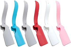 CKANDAY 6 Pezzi di Aiuto per Scarpe Pigre Portatile in plastica per Il Sollevamento Facile da Inserire e togliere Il calzino Strumento da Viaggio per Tutte Le età Adulti Bambini Uomini Donne Anziani