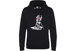 UKPrintwear DJ Baby Groot Unisex Screen Printed Hoody