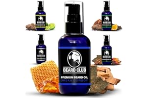 BEARD CLUB Huile de Barbe Parfumée de Qualité Supérieure - Urban Cowboy 100ml - Soin Revitalisant pour la Barbe 100% Naturel Pour une Barbe Toute Douce sans Pellicules ni Démangeaisons et Pousse plus Rapid