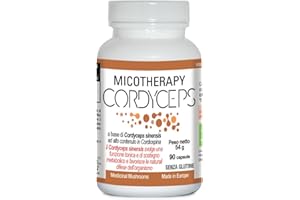 AVD REFORM | Micotherapy Cordyceps – Integratore con Cordyceps sinensis da coltivazione biologica per energia, resistenza fisica e supporto immunitario – 90 capsule – Prodotto in Italia