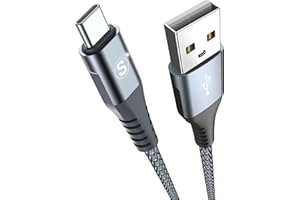 sweguard Kabel USB C 3,1 A [1 sztuka 3 m] kabel do szybkiego ładowania, kabel USB C, nylonowy kabel typu C do Samsung Galaxy S24, S23, S22, S21, S20 Plus/Ultra/FE, iPhone 15 16 Pro Max, Note20, A72,
