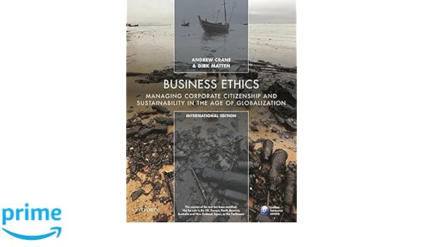 Business Ethics 3rd Edition By Crane And Matten Test Bank Business Ethics 3rd Edition By Crane And Matten Test Bank
