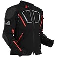Royal Enfield ADVENTURER XT RIDING JACKET | Superfabric: High abrasion resistance | Waterproof & Detachable Winter/Thermal liner | Level 2 Protectors: Shoulder & Elbow | Ventilation all over|BLACK XL