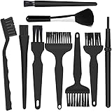 9 Pieces Anti Static Brushes Electronic Cleaning Brush Multi-Purpose Brush ESD Brush for Keyboard, PCB Motherboards, Camera, 