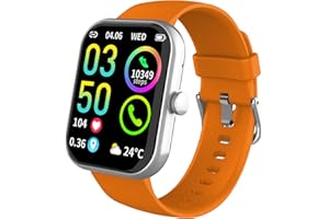 Jugeman Smart Watch for Men Women Answer/Make Calls, 1.96" Ultra HD large screen Fitness Watch with Step Counter, 113+ Sport Modes, Fitness Tracker, IP68 Waterproof Smartwatch for Android iOS