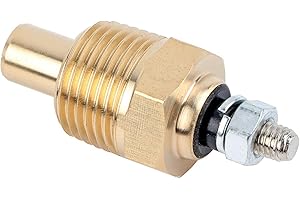 AKOZON sensor de temperatura agua coche,Sensor de temperatura del refrigerante 806490T 3853787 Sensor de temperatura del agua apto para Sierra 18-5897 Mallory 9-42400