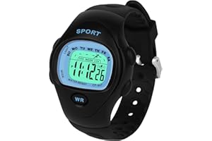 SOCICO Kids Digital Watches for Girls Boys Aged 3-10, Childrens Outdoor Sports Waterproof Watch with Led Light,Alarm Clock, Stopwatch, 12/24H for Kids Great Gifts