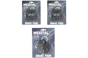 MEXITAL Pastiglie freno Anteriori + Posteriore per CB 1300 F3/F13 (03-04) CB 1100 (Non ABS) (13-14) CBR 929 RR/CBR 954 RR (00-03) CB 400 SF4/5/S5 (NC39) (04-05) CBR 600 FS Sport (FS1/FS2) (01-02)