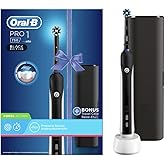 Oral-B PRO 1 750 Black Edition Elektrische Zahnbürste/Electric Toothbrush für eine gründliche Zahnreinigung, 1 Putzprogamm, D