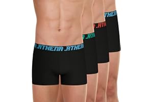 Athena - Lot de 4 Boxers Homme My Petit Prix - Coton Stretch - Label Oeko-TEX® Standard 100