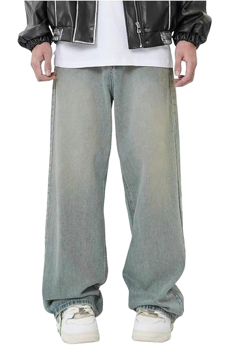 Baggy Jeans Für Jungs - Loose Fit Denimhose Mit Elastischer Taille Und Cargo-Taschen
