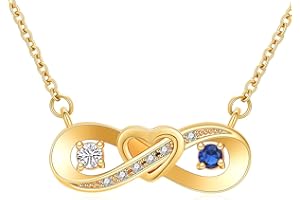 Minicremation Naszyjnik z urną kremacyjną na prochy nieskończoność serce symbol naszyjnik dla kobiet delikatny na zawsze miłość serce wisiorek kamień urodzinowy pamiątkowy biżuteria wisiorek na prochy