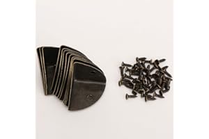 BAOGU Lot de 12 protections d'angle en métal pour coffre de table