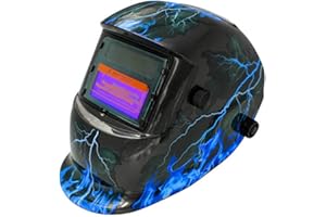 FIKSU Auto Darkening Welding Helmet Solar Powered Welding Helmet Mask Lightning