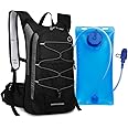 GUSTAVE® Hydration Backpack with 2L Hydration Bag for Hiking Cycling Running MTB, BPA Free Hydration Backpack Professional Hiking Backpack for Men Women Kids, Trekking and Cycling Accessories