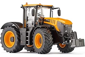 WIKING 077848 JCB Fastrac 8330 Modelltraktor, 1:32, Metall/Kunststoff, Ab 14 Jahre, Viele Funktionen, Wechselbare Räder, Detailgetreue Kabine mit Instrumenten, Motorhaube zum Öffnen