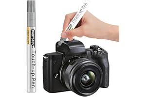 PARTS4EV Full Matte Black Lackstift – Kompatibel mit Kameragehäusen aus Metall, Reparaturstift zur schnellen Ausbesserung von Gehäusekratzern an Spiegelreflex- & Systemkameras, inkl. Ersatzspitze