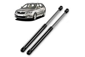 Arana 2x Muelles amortiguador maletero, compatible con SKODA Octavia II 1Z5 2004-2013 alle Motoren Estate, resorte gas, repuesto #1Z9827550