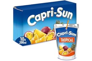 BOISSONS CAPRI SUN - Tropical Poche 10X20Cl - Vendu Par Unité