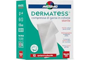 MASTER AID DERMATESS COTONE 12 PZ CM 18X40