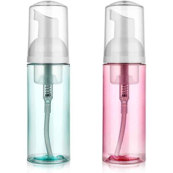 Reiseflaschen-Set TSA-zugelassen – 2x100ml, Auslaufsicher, Mit Etiketten, Für Cremes, Shampoo & Parfüm