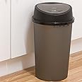 Tontarelli 50L Touch Top Bin Grey/Platinum