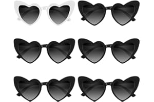 BOUBONI 4/6/8/10/12 sztuk panieńskie okulary przeciwsłoneczne serce okulary vintage w kształcie serca okulary dla kobiet wesele wesele