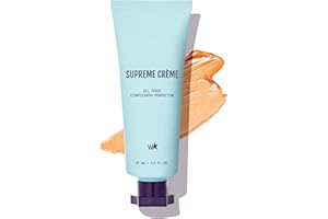 TMYIOYC ANGEL SILK Supreme Creme Face Foundation – 12H Long Lasting CC Cream Facial & Body Concealer - Waterproof & Transfer-Resistant Skin Tint - Cosmetics - Tan 3.3 Oz
