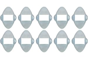 SKS Almohadilla de Goma amortiguadora para Clip USC 10 Piezas Guardabarros de Repuesto, Unisex, Negro, Talla única