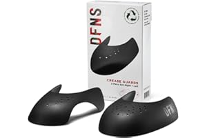 DFNS Crease Guards with DFNS Grind, Eco-Friendly Anti-Crease Toe Wrinkle Protectors for Shoes, Sneakers, Trainers