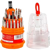 MINISO Screwdriver Set, Steel 31 in 1 with 30 Screwdriver Bits, Professional Magnetic Driver Set, for PC/Household…