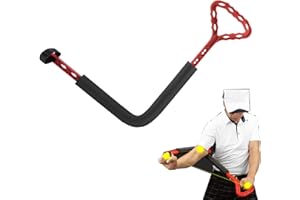 PELINUAR Golf Swing Trainer Aid, Unisex Golf Spinner Swing Motion Trainer, Lightweight and Durable Golf Swing Training Equipment with Grip