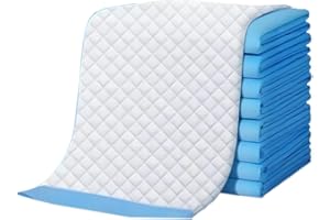 PELLYDA Matelas à langer jetables pour bébés - Protection imperméable pour couches - Matelas à langer respirant, forte capacité d'absorption, (5 pièces 80X150CM)