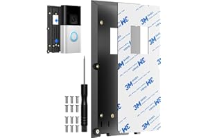 TYEYOBER Ring No-Drill Mount with Sticky Pad Compatible with Ring Doorbell 3,Video Doorbell 3 Plus,Video Doorbell 4,Ring Doorbell 2nd Gen,Ring Battery Doorbell/Battery Doorbell Plus/Battery Doorbell Pro