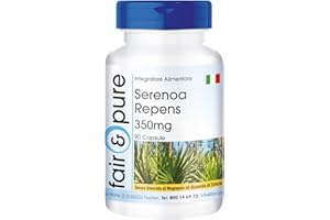 Fair & Pure® - Saw Palmetto in capsule - Estratto di Serenoa repens 350mg con Beta-sitosterolo - 90 Capsule