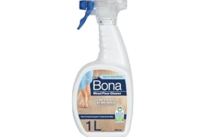 Bona Rengöringsmedel för Trägolv, Spray 1 L | För parkett samt lackade och hårdvaxade trägolv, Snabbtorkande, Bruksfärdig, Do