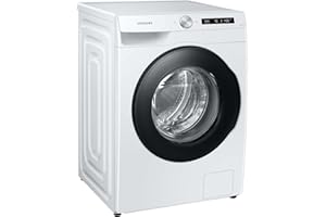 Samsung WW90T504AAWCS2 Waschmaschine, 9 kg, 1.400 U/min, Extra energiesparend, EEK: A (-10%), AI Ecobubble, AI Control, Smart