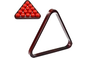 Naissgo Snooker Ball Racks, Wooden Professional Snooker Frame, Snooker Table Balls Rack, Solid Triangle Rack Holder