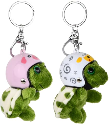 ARFUKA portachiavi alla moda con tartaruga marina, portachiavi a forma di animale, portachiavi con ciondolo a forma di tartaruga marina, regalo di Natale/compleanno per uomini e donne, argento