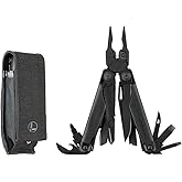 LEATHERMAN Surge Multi-Tool with 21 Versatile and Strong Tools, black, LTG831333