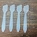 G2PLUS Waxing Spatulas Moisturizing Night Cream Spatula 100 PCS Small Plastic Spoons Disposable Lip Stick Applicator Face Make Up Cream Mixer (Straight)
