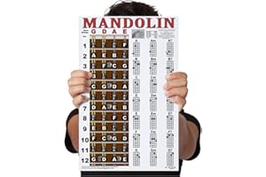 A New Song Music Laminiertes Griffbrett-Notizen & Akkord-Diagramm für Anfänger, 27,9 x 43,2 cm